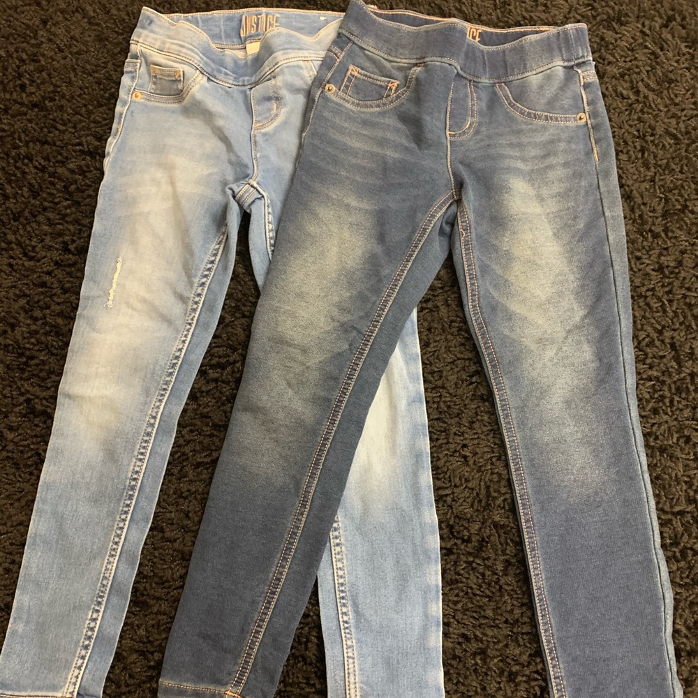 Justice size 7 Jeggings